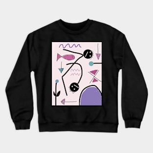 Kids and 3 Arrows Stick Figure Crewneck Sweatshirt